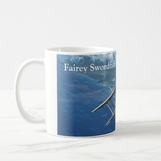 Aviation Art Mug "Fairey Swordfish" Koffiemok (Links)
