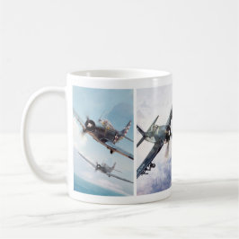 Aviation Art Mug "Fighter of World War II" Koffiemok