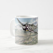 Aviation Art mug "Focke-Wulf FW-190A-6 " Koffiemok (Voorkant links)