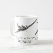 Aviation Art Mug "FW-190A & La-5FN" Koffiemok (Voorkant links)