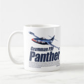Aviation Art mug "Grumman F9F Panther" Koffiemok (Links)