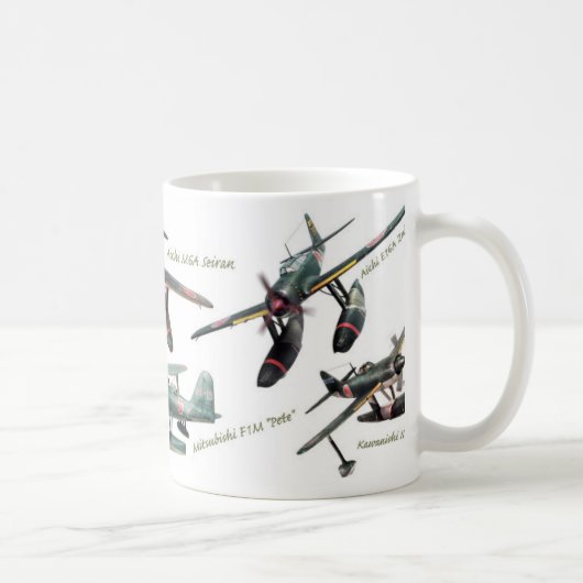 Aviation Art mug "Japanese float planes" Koffiemok (Rechts)