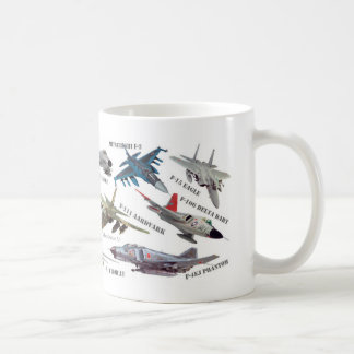 Aviation Art mug "Jet fighter"ジェット戦闘機のマグカップ Koffiemok