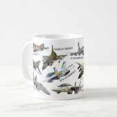 Aviation Art mug "Jet fighter" Koffiemok (Voorkant links)