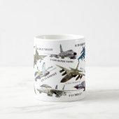 Aviation Art mug "Jet fighter" Koffiemok (Center)