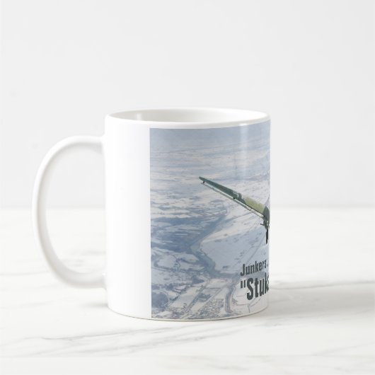 Aviation Art Mug " Junkers Ju 87 Stuka " Koffiemok (Links)
