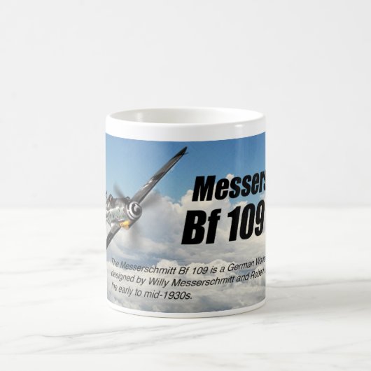 Aviation Art mug "Messerschmitt Bf 109" Koffiemok (Center)