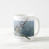 Aviation Art mug "Messerschmitt Bf 109" Koffiemok (Voorkant rechts)