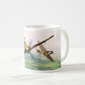 Aviation Art mug "Messerschmitt Bf 109" Koffiemok (Voorkant rechts)