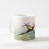 Aviation Art mug "Messerschmitt Bf 109" Koffiemok (Voorkant links)