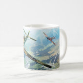 Aviation Art mug "Messerschmitt Bf 109" Koffiemok (Voorkant rechts)