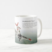 Aviation Art Mug "Mitsubishi A5M Claude" Koffiemok (Voorkant rechts)
