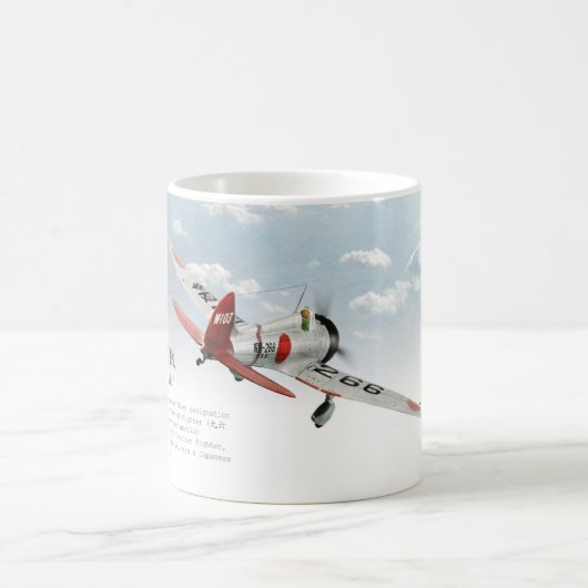 Aviation Art Mug "Mitsubishi A5M Claude" Koffiemok (Center)