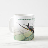 Aviation Art Mug "Mitsubishi A7M Reppu Sam" Koffiemok (Voorkant links)