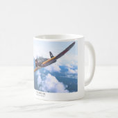 Aviation Art mug "Mitsubishi A7M　Sam" Koffiemok (Voorkant rechts)