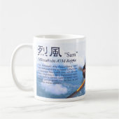 Aviation Art mug "Mitsubishi A7M Sam" Koffiemok (Links)
