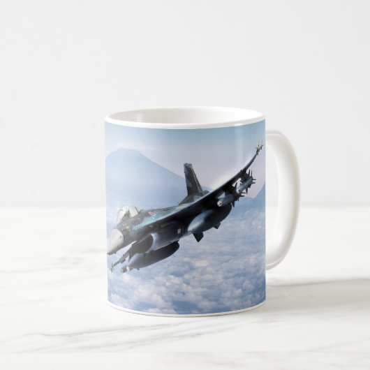 Aviation Art Mug "Mitsubishi F-2" Koffiemok (Voorkant rechts)