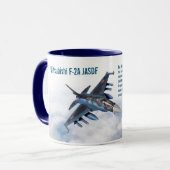 Aviation Art Mug "Mitsubishi F-2" Mok (Voorkant links)