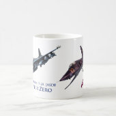Aviation Art Mug "Mitsubishi F-2 & Northrop F-5E " Koffiemok (Center)