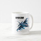 Aviation Art mug "Mitsubishi F-2 Viper Zero" Koffiemok (Voorkant rechts)