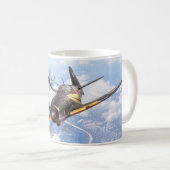 Aviation Art mug "Mitsubishi J2M Raiden"Jack" Koffiemok (Voorkant rechts)