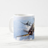 Aviation Art mug "Mitsubishi J2M Raiden"Jack" Koffiemok (Voorkant links)