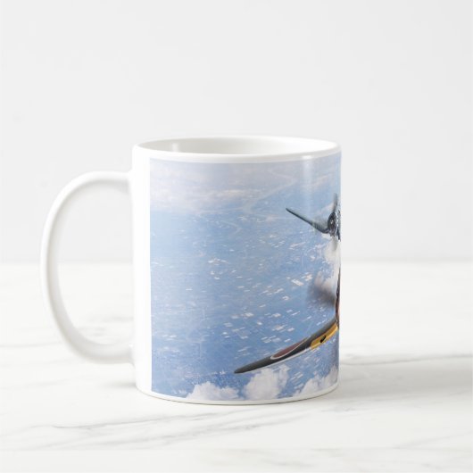 Aviation Art mug "Mitsubishi J2M Raiden"Jack" Koffiemok (Links)