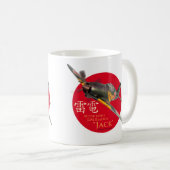 Aviation Art mug "Mitsubishi J2M Raiden " Koffiemok (Voorkant rechts)