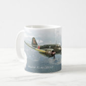 Aviation Art mug "Mitsubishi Ki-46 DINAH" Koffiemok (Voorkant links)