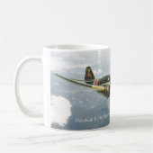 Aviation Art mug "Mitsubishi Ki-46 DINAH" Koffiemok (Links)