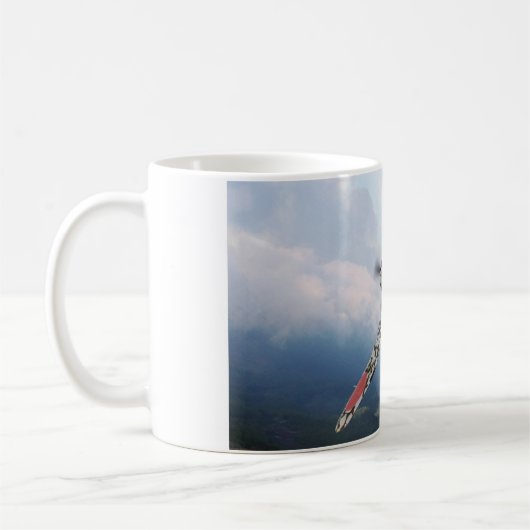 Aviation Art mug  "Nakajima Ki-43　隼　Oscar" Koffiemok (Links)
