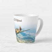 Aviation Art Mug " P-40 Kittyh" Latte Mok (Rechterhoek)