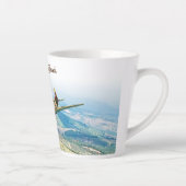 Aviation Art Mug " P-40 Kittyh" Latte Mok (Rechts)