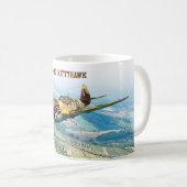 Aviation Art Mug "P-40 Kittyhawk" Koffiemok (Voorkant rechts)