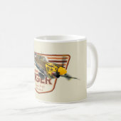 Aviation Art Mug " P-40 Warhawk　Aleutian Tiger" Koffiemok (Voorkant rechts)