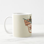 Aviation Art Mug " P-40 Warhawk　Aleutian Tiger" Koffiemok (Links)