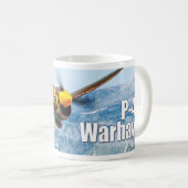 Aviation Art mug "P-40 Warhawk" Koffiemok (Voorkant rechts)
