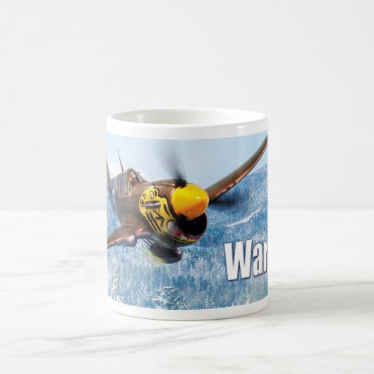 Aviation Art mug "P-40 Warhawk" Koffiemok (Center)