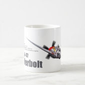 Aviation Art mug "Republic P-47 Thunderbolt" Koffiemok (Center)
