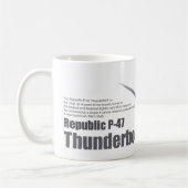 Aviation Art mug "Republic P-47 Thunderbolt" Koffiemok (Links)