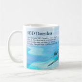 Aviation Art Mug "SBD Dauntless" Koffiemok (Links)