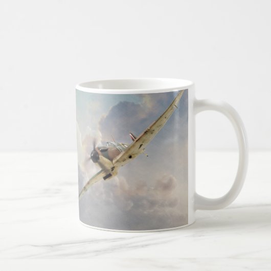 Aviation art mug "Spitfire" Koffiemok (Rechts)