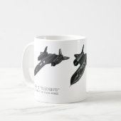 Aviation Art Mug "SR-71 Blackbird" Koffiemok (Voorkant links)