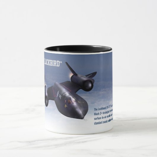 Aviation Art Mug "SR-71 Blackbird" Mok (Midden)