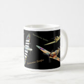 Aviation Art Mug "Supermarine Spitfire" Koffiemok (Voorkant rechts)