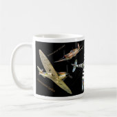 Aviation Art Mug "Supermarine Spitfire" Koffiemok (Links)