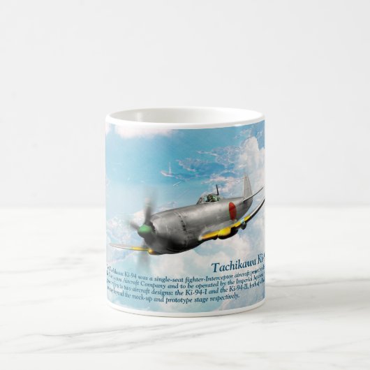 Aviation Art Mug " Tachikawa Ki-94 II " Koffiemok (Center)