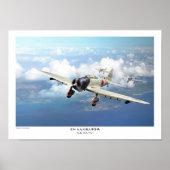 Aviation Art Poster "Aichi D3A "Val" (Voorkant)