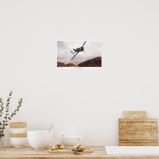 Aviation Art Poster "Brewster Buffalo" (Keuken)