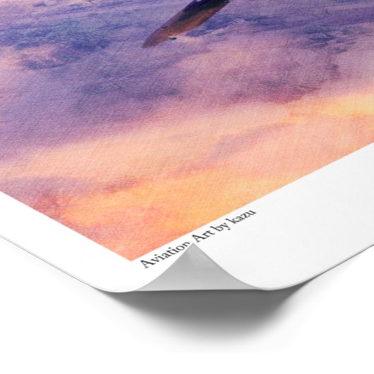 Aviation Art Poster "Brewster F2A Buffalo" (Hoek)